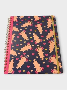 🌸 Meet Your New Favorite Organizer: James Burke Axolotl Spiral Notebook 🌸